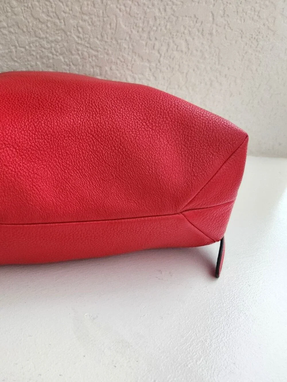 New Michael Kors Red Leather Backpack